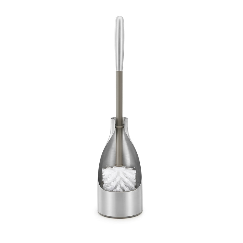 Polder Toilet Brush Holder Silver