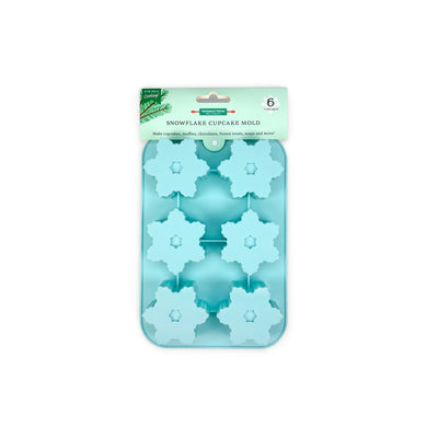 Handstand Kitchen Winter Wonderland Snowflake Cupcake Mold Silicone 1 pk