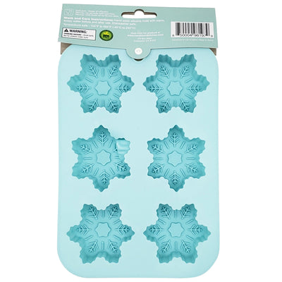 Handstand Kitchen Winter Wonderland Snowflake Cupcake Mold Silicone 1 pk