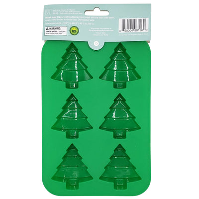 Handstand Kitchen Winter Wonderland Holiday Tree Cupcake Mold Silicone 1 pk