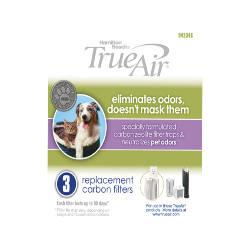 Hamilton Beach True Air 7.25 in. H X 5.78 in. W Square HEPA Replacement Carbon Pet Filter