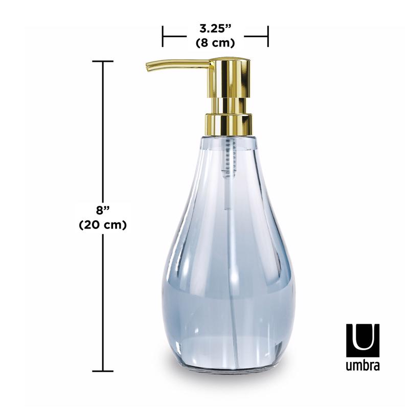 Umbra Denim Acrylic Lotion/Soap Dispenser