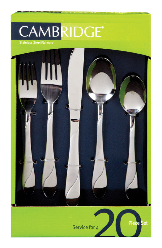 Cambridge Stainless Steel Sand finish Chromium Flatware Set