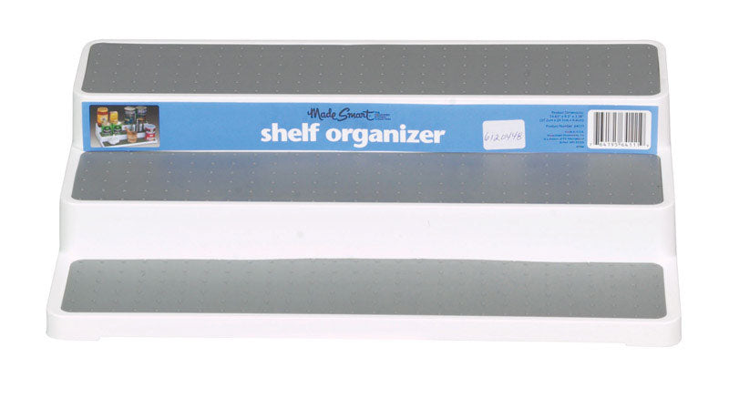 Madesmart White Plastic Shelf Organizer