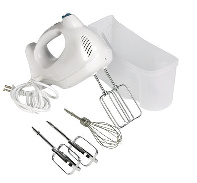 Hamilton Beach White 6 speed Hand Mixer