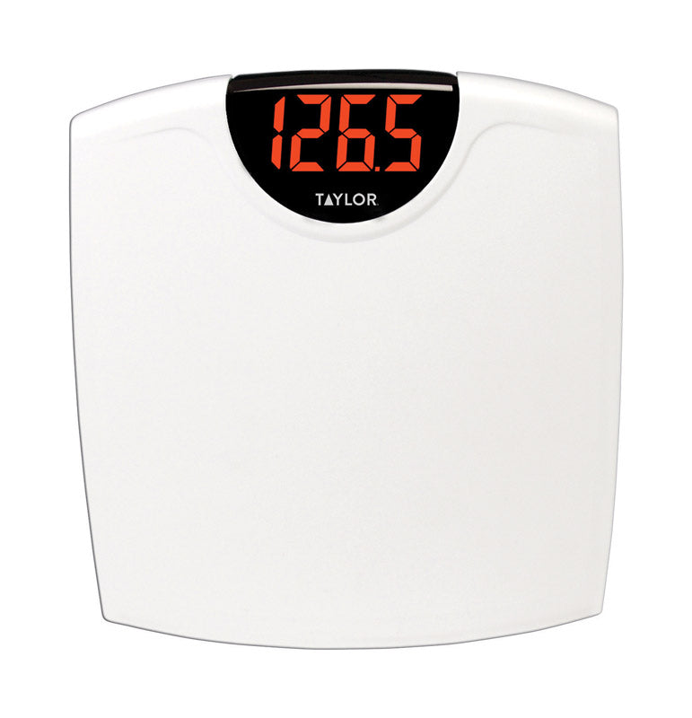 Taylor 330 lb Digital Bathroom Scale White