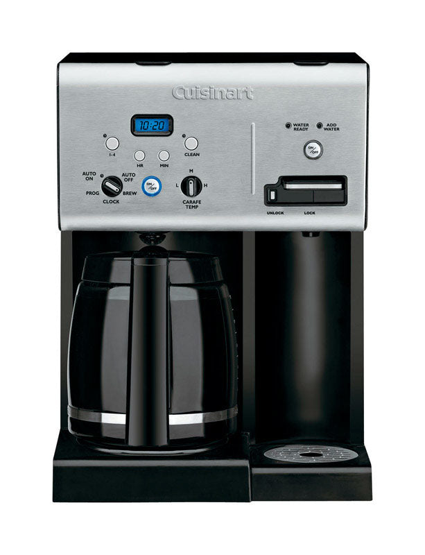 Cuisinart Coffee Plus 12 cups Black/Silver Coffee Maker