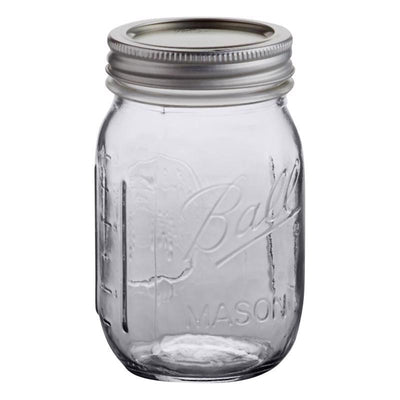 Ball Regular Mouth Mason Jar 16 oz 12 pk