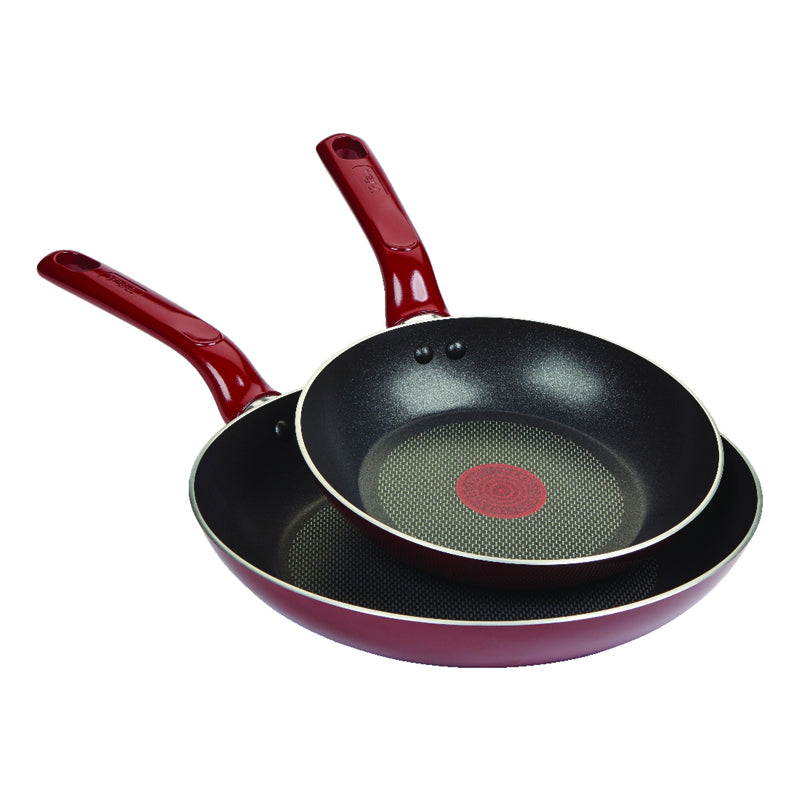 T-fal Aluminum Fry Pan Set 8 & 10.5 in.