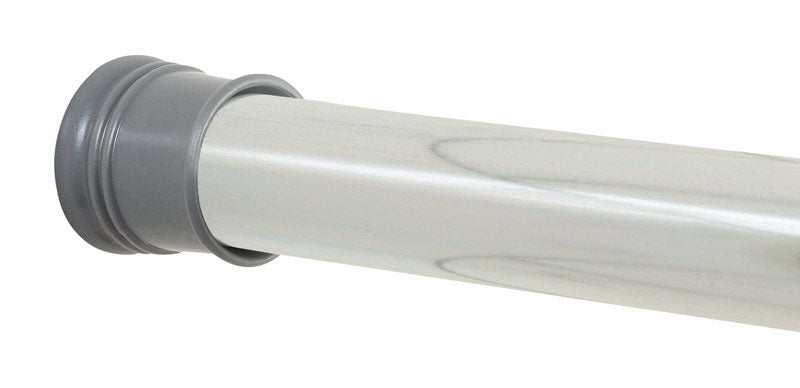 Zenna Home Chrome Silver Tension Rod 51 in. L X 86 in. L