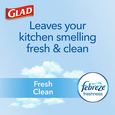 Glad Kitchen Pro 20 gal Fresh Scent Trash Bags Drawstring 30 pk