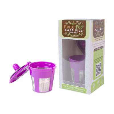 Perfect Pod Cafe-Fill Deluxe 1 cups Purple K Cup Reusable Coffee Filter 1 pk
