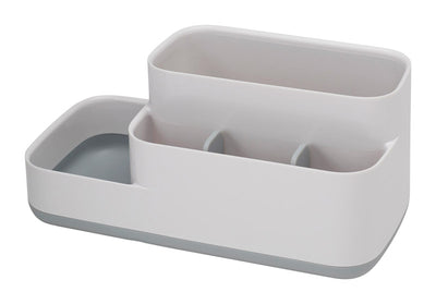 Joseph Joseph EasyStore Gray/White Plastic Bathroom Storage Caddy
