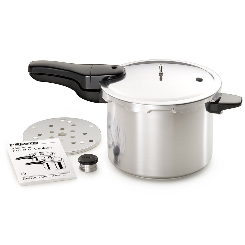 Presto Polished Aluminum Pressure Cooker 6 qt