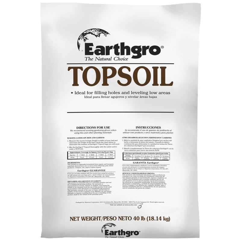 Earthgro Lawn Top Soil 40 lb (cancelled)
