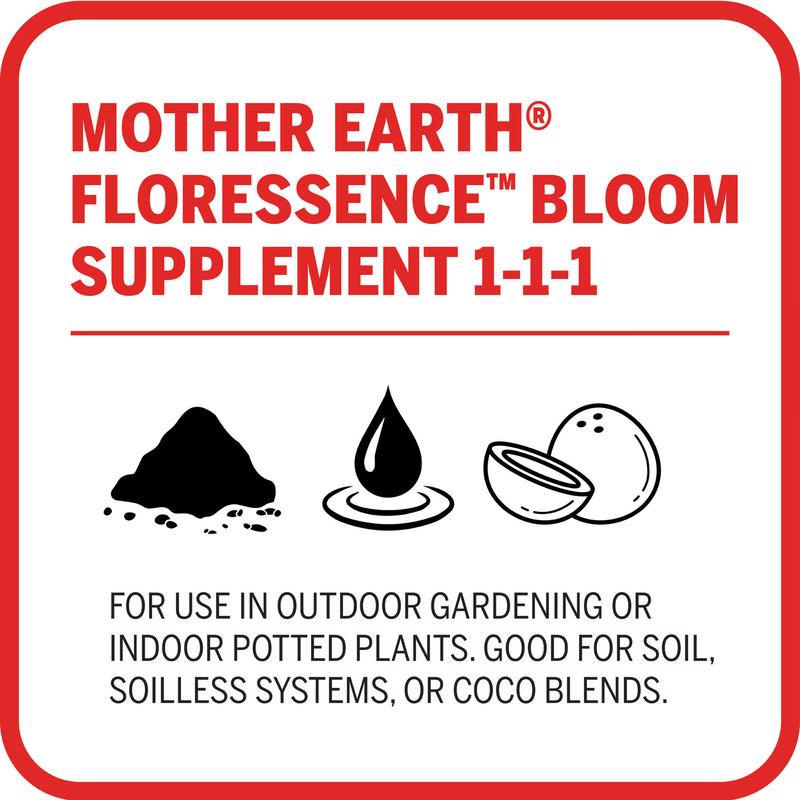 Mother Earth Liquid Floressence Bloom Plant Supplement 1 qt