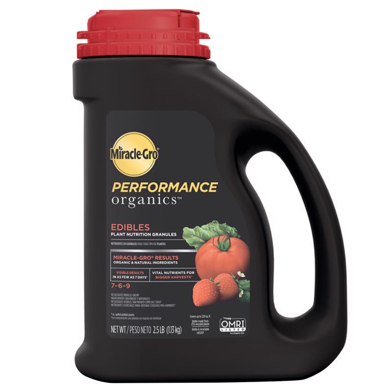 Miracle-Gro Performance Organics Organic Granules Plant Food 2.5 lb