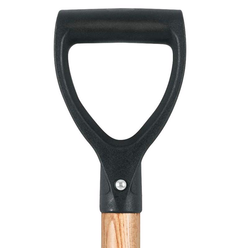 Truper Tru-Tough 27 in. Steel Round Utility Shovel Wood Handle