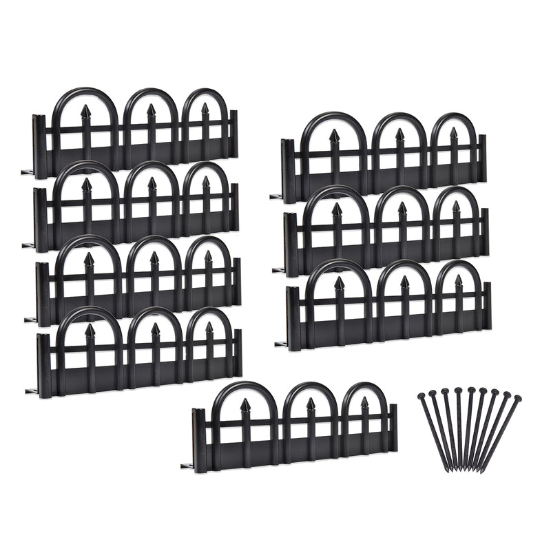 Dimex 259576 10 in. Decorative Landscape Edging Kit44; Black