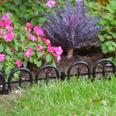 Dimex 259576 10 in. Decorative Landscape Edging Kit44; Black