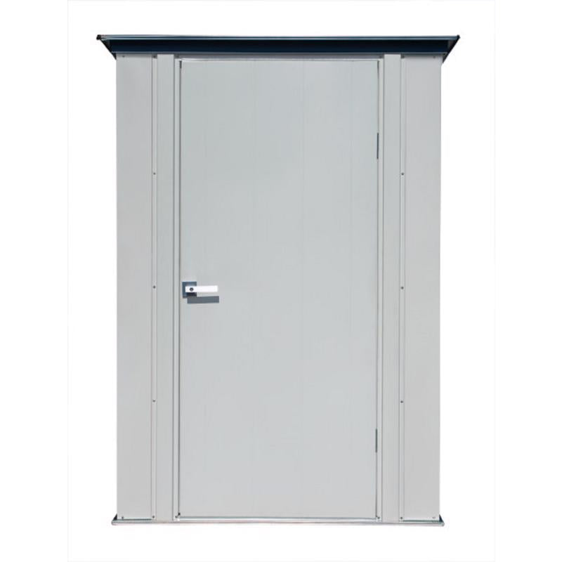 Arrow Spacemaker 4 ft. x 3 ft. Metal Vertical Pent Storage Shed without Floor Kit Gray