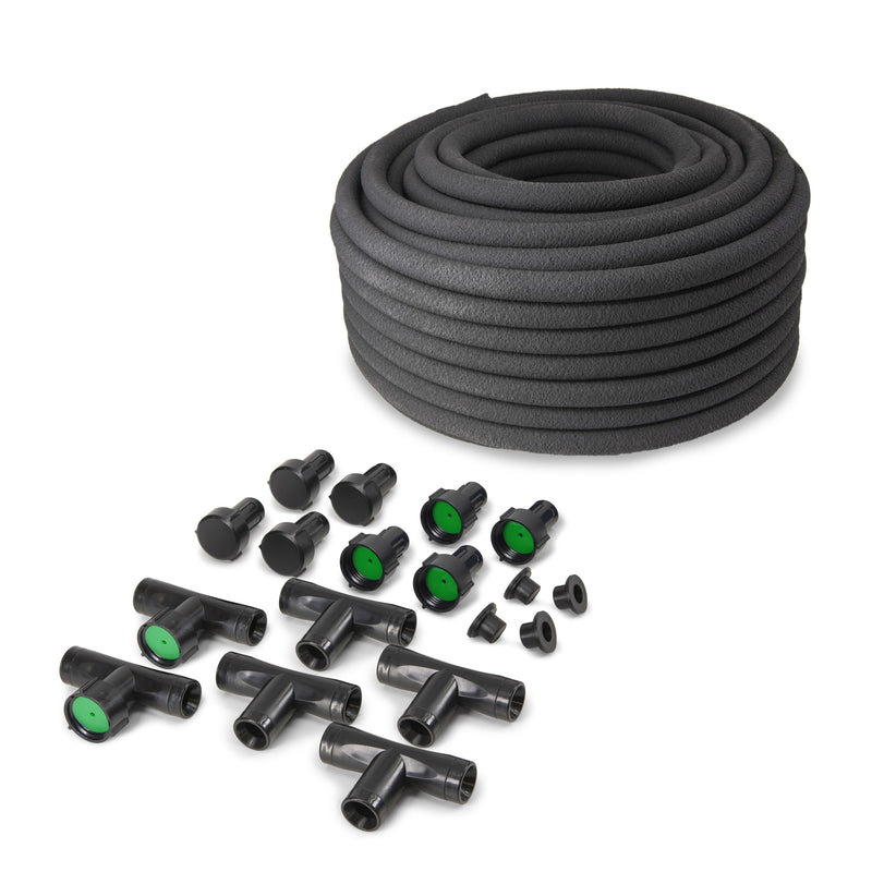 Miracle-Gro Smart Soaker 3/8 in. D X 100 ft. L Light Duty Soaker Hose Black/Green