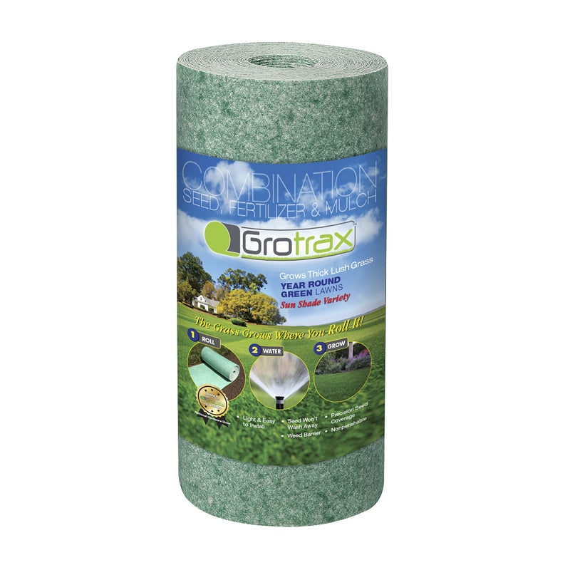 Grotrax Quick Fix Mixed Sun or Shade Grass Seed Blanket