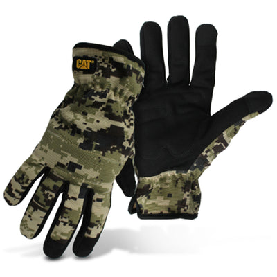 CAT Pro Series Men's Outdoor Utility Gloves Camouflage XL 1 pair