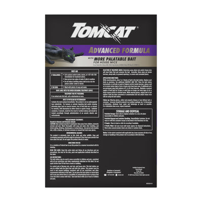 Tomcat Advanced Bait Station and Bait Blocks For Rats 12 pk