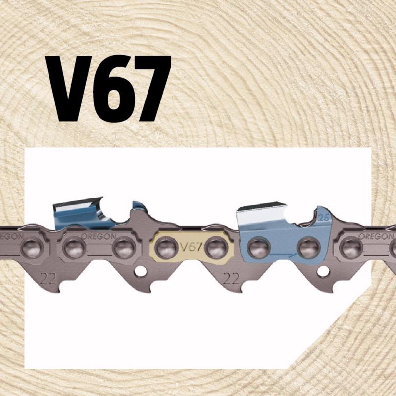 Oregon PowerCut V67 16 in. 67 links Chainsaw Chain