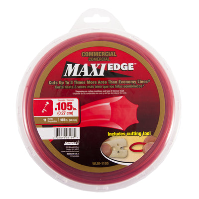 Arnold Maxi Edge Commercial Grade .105 in. D X 165 ft. L Trimmer Line