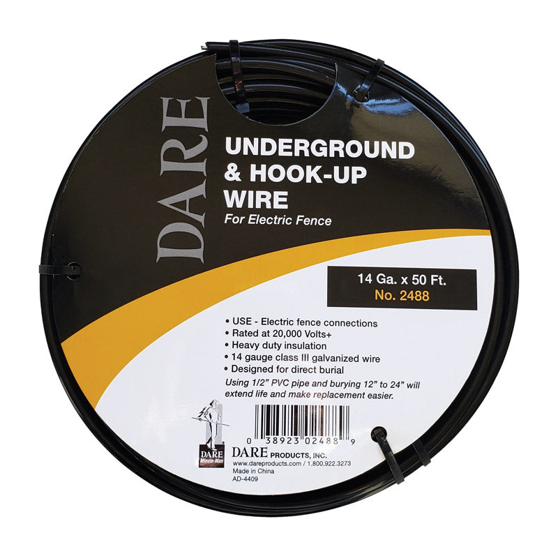 Dare 2000 V Underground and Hook-Up Wire Black