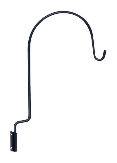 Panacea Black Steel 12 in. H Crook Plant Hook