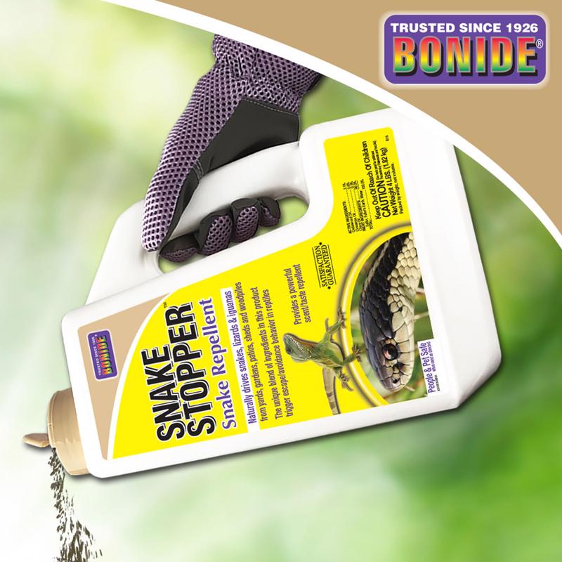 Bonide Snake Stopper Animal Repellent Granules For Snakes 4 lb