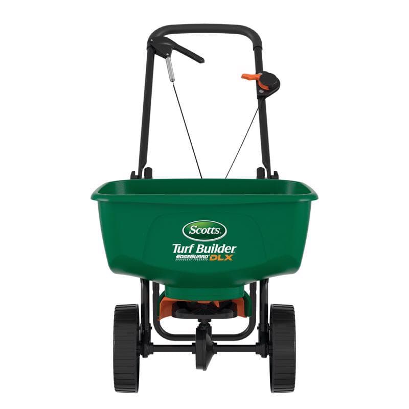 Scotts EdgeGuard DLX 5 ft. W Broadcast Push Spreader For Fertilizer/Ice Melt/Seed 60 lb