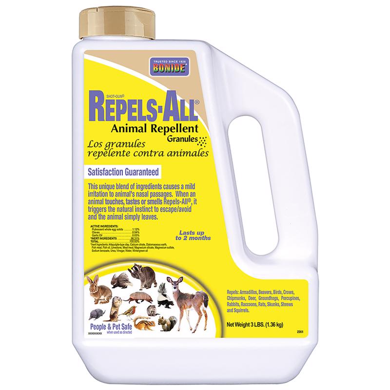 Bonide Repels-All Animal Repellent Granules For Most Animal Types 3 lb