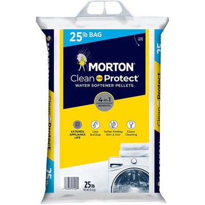 Morton Clean And Protect Water Softener Salt Pellets 25 lb