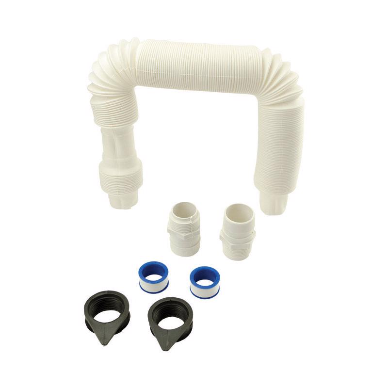 Rain Reserve White Connector Kit Plastic