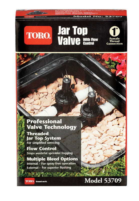 Toro Jar Top Valve with Flow Control 1 in. 150 psi