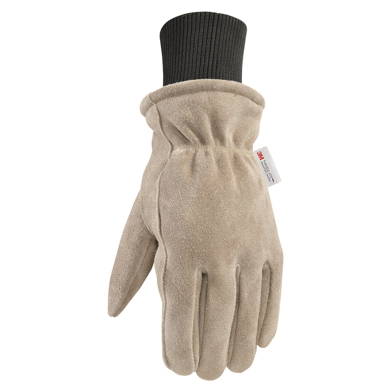 Wells Lamont HydraHyde XL Suede Cow Leather Winter Brown Gloves