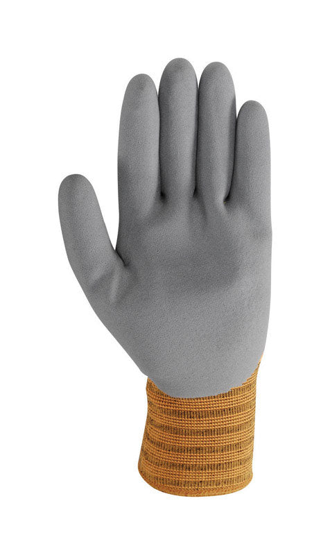 Wells Lamont Universal Coated Gloves Black/Tan M 1 pair