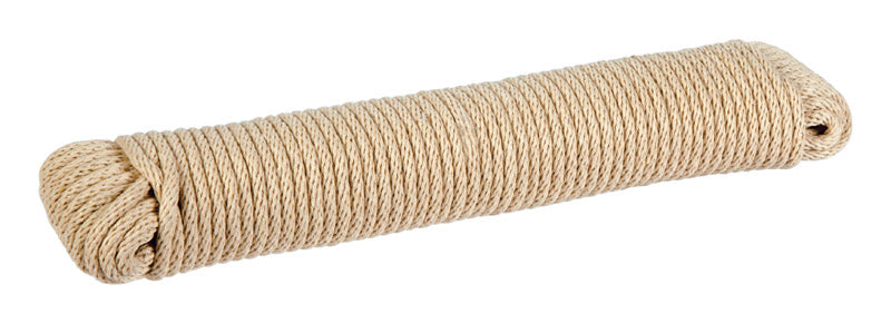 Wellington 1/4 in. D X 100 ft. L White Solid Braided Cotton Sash Cord