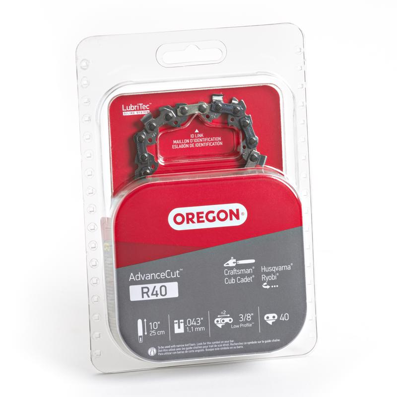 Oregon AdvanceCut R40 10 in. 40 links Chainsaw Chain