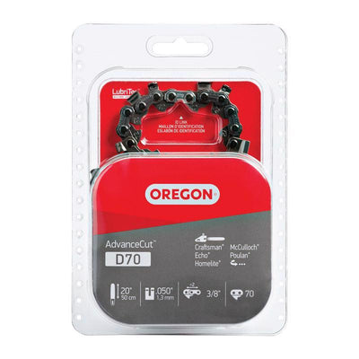 Oregon AdvanceCut D70 20 in. 70 links Chainsaw Chain