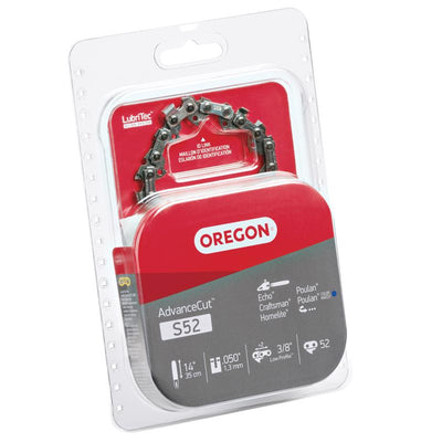 Oregon AdvanceCut S52 14 in. 52 links Chainsaw Chain