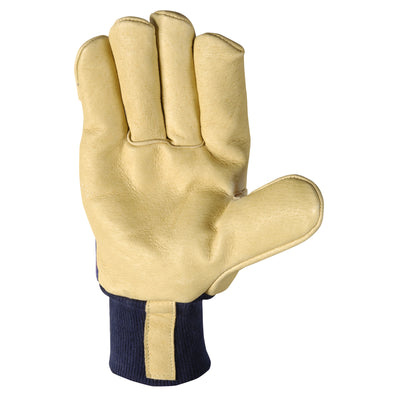 Wells Lamont Men's Cold Weather Work Gloves Tan/Blue XL 1 pk