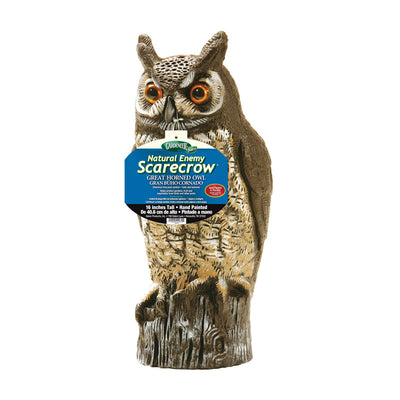 Dalen Scarecrow Great Horned Owl Animal Repellent Decoy For All Pests
