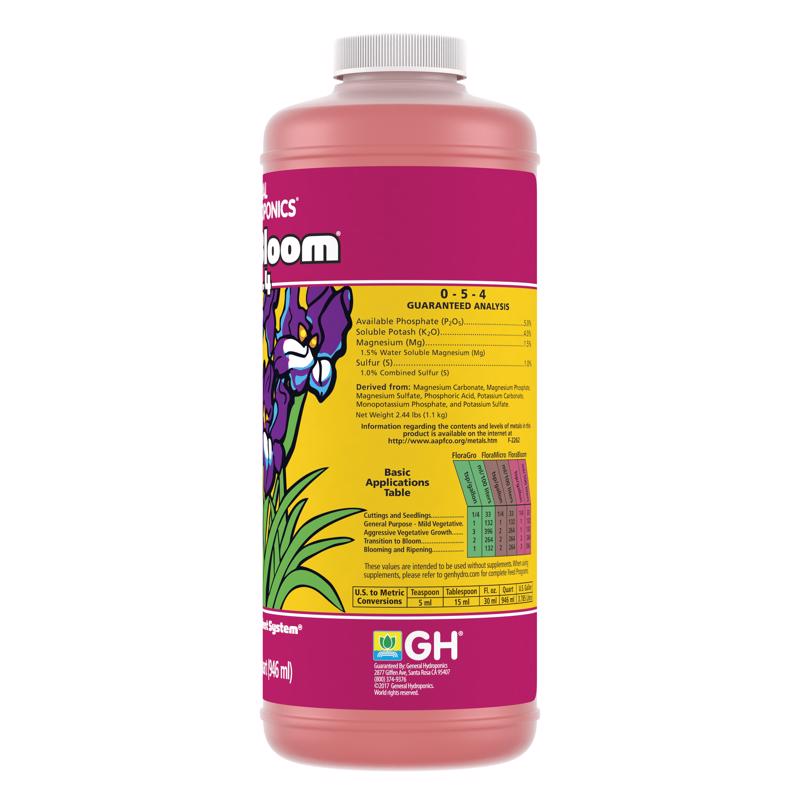 General Hydroponics FloraBloom Liquid Nutrient System 1 qt