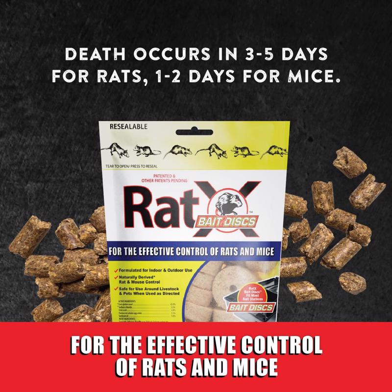 RatX Non-Toxic Bait Pellets For Mice and Rats 1 lb 1 pk