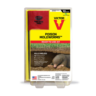 Victor Bait Worms For Gophers and Moles 10 pk